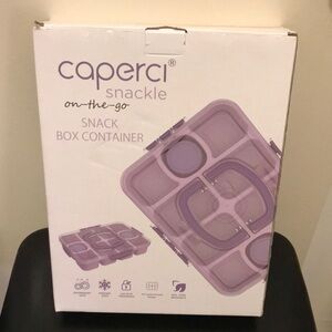 Caperci Purple Snack Box Container